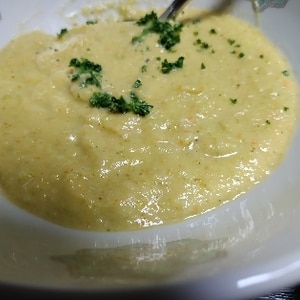 温まろ〜黄くなったブロッコリースープ